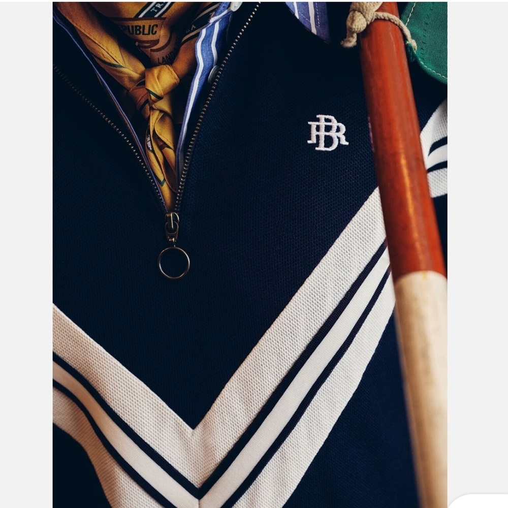 BR ATHLETICS Polo Dress Med Navy #836688 - Picture 2 of 5